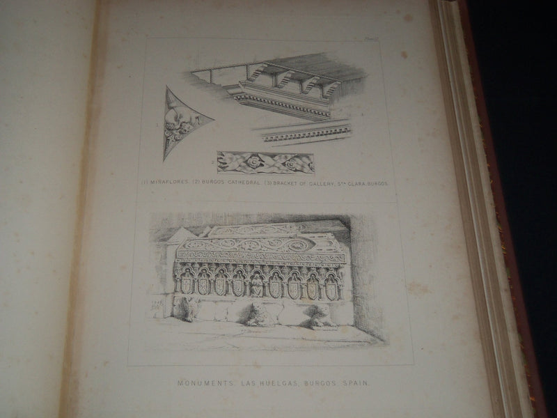 1871 ILLUSTRATIONS OF ARCHITECTURE AND ORNAMENT VOLUME BY J. W. WARING - Z 16