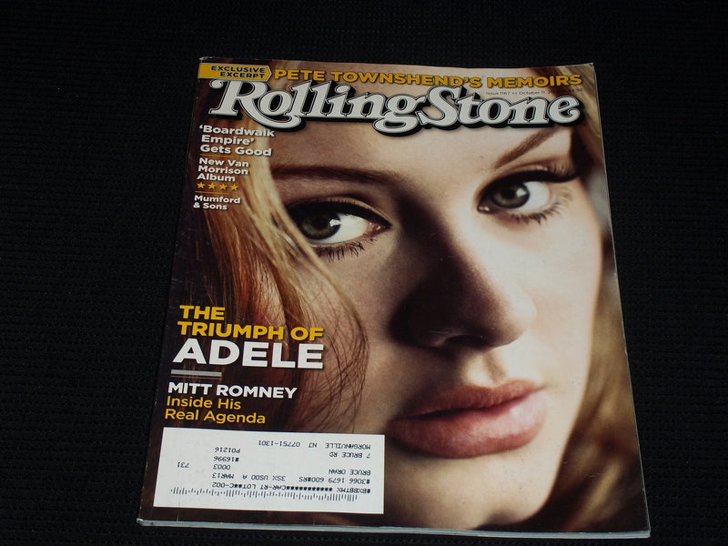 2012 OCTOBER 11 ROLLING STONE MAGAZINE - ADELE FRONT COVER - E 1717