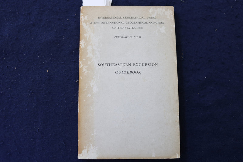 1952 SOUTHERN EXCURSION GUIDEBOOK - SOFTCOVER BOOK - K 1410