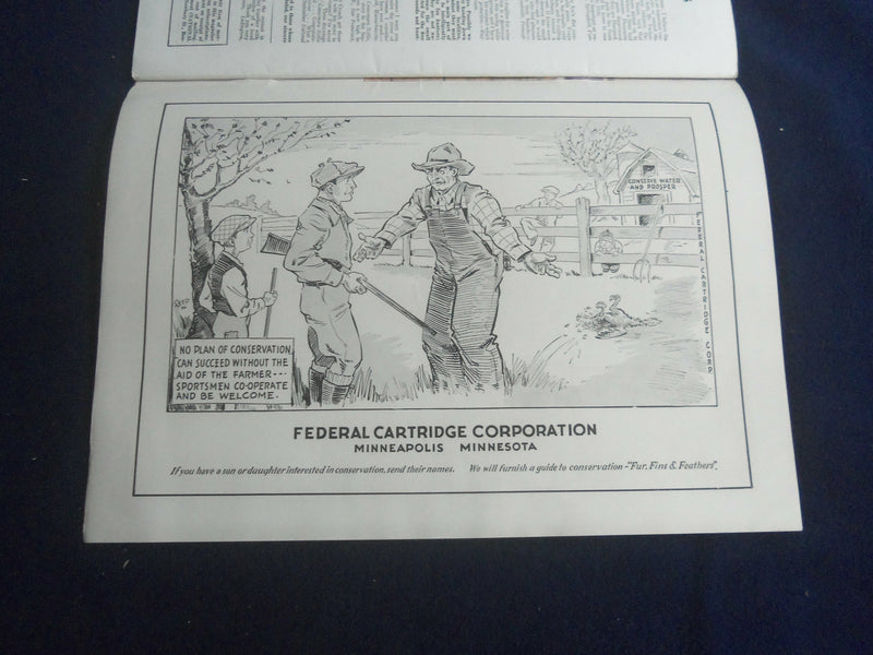 1937 OCTOBER NATIONAL SPORTSMAN MAGAZINE - NICE ILLUSTRATED COVER - SP 4712R