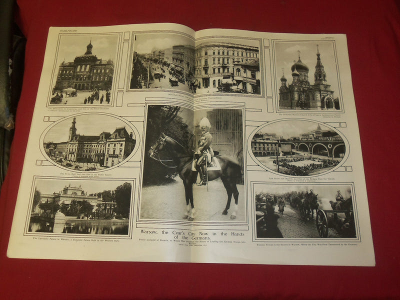 1915 AUGUST 12 NY TIMES PICTORIAL SECTION - GENERAL VON HINDENBURG - NP 3966