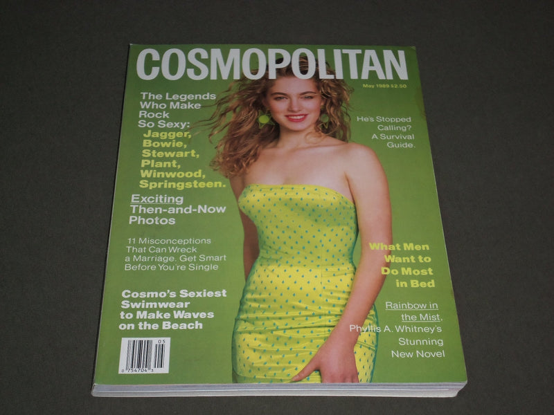 1989 MAY COSMOPOLITAN MAGAZINE - ELAINE IRWIN, PHOTO BY SCAVULLO - SP 3159