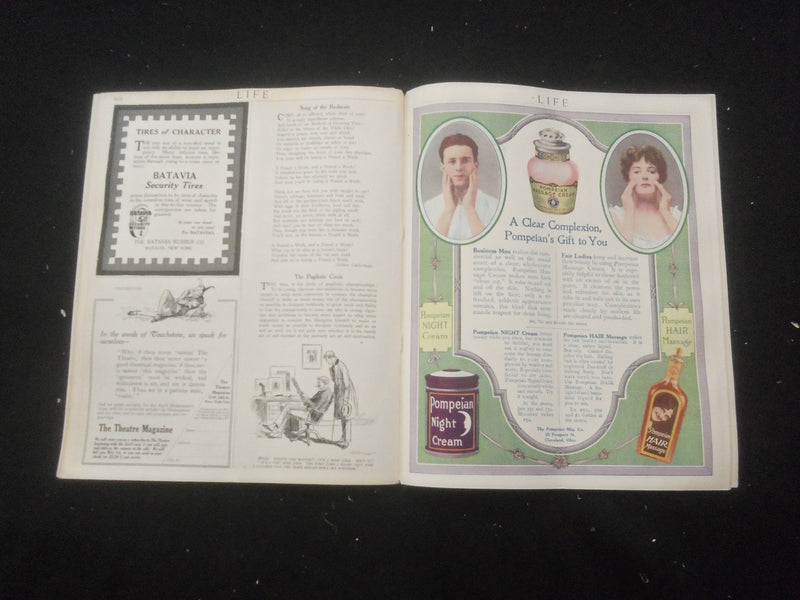1916 APRIL 6 LIFE MAGAZINE - EASTER NUMBER - CONSIDER THE LILIES - L 763A