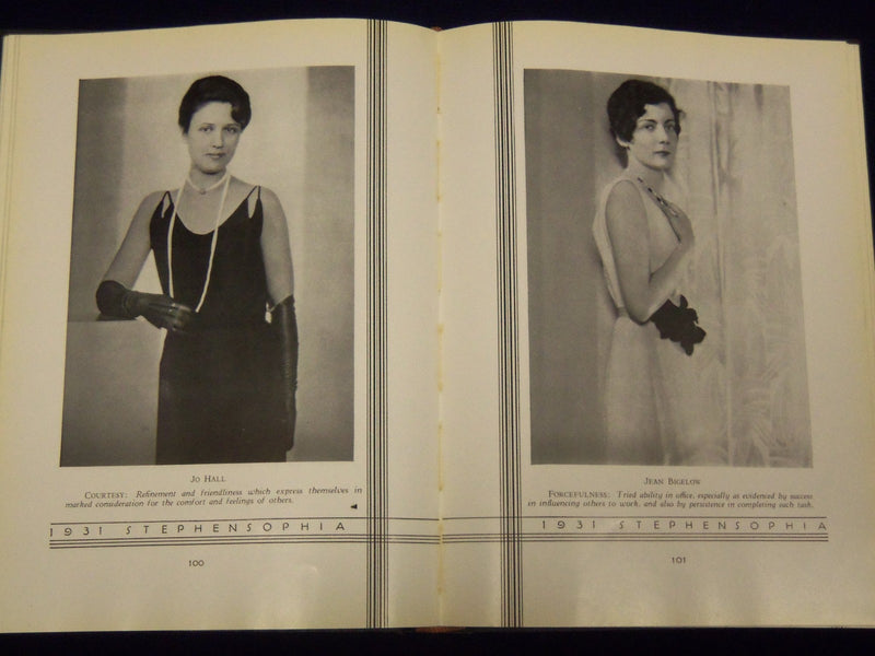 1931 STEPHENSOPHIA STEPHENS COLLEGE YEARBOOK COLUMBIA MISSOURI - PHOTOS - YB 672