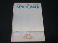 1970 AUGUST 1 NEW YORKER MAGAZINE FRONT COVER ONLY - BEACH ART DECO