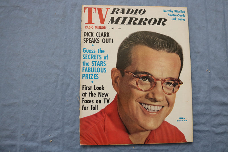 1960 AUGUST TV RADIO MIRROR MAGAZINE - BILL CULLEN COVER - ST 1002R