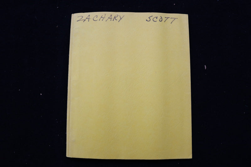 ZACHARY SCOTT SCRAPBOOK - E 24959