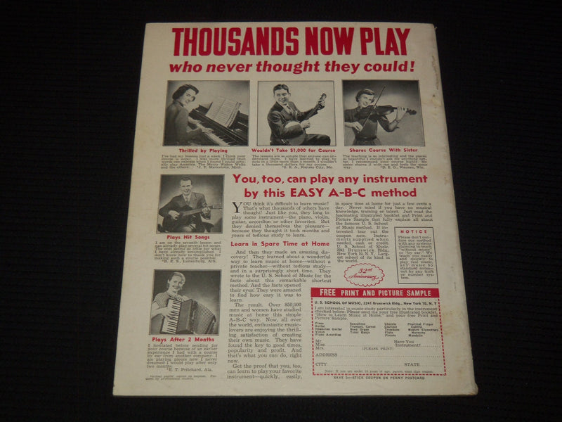 1950 WINTER WESTERN STARS MAGAZINE - GENE AUTRY COVER - E 16101