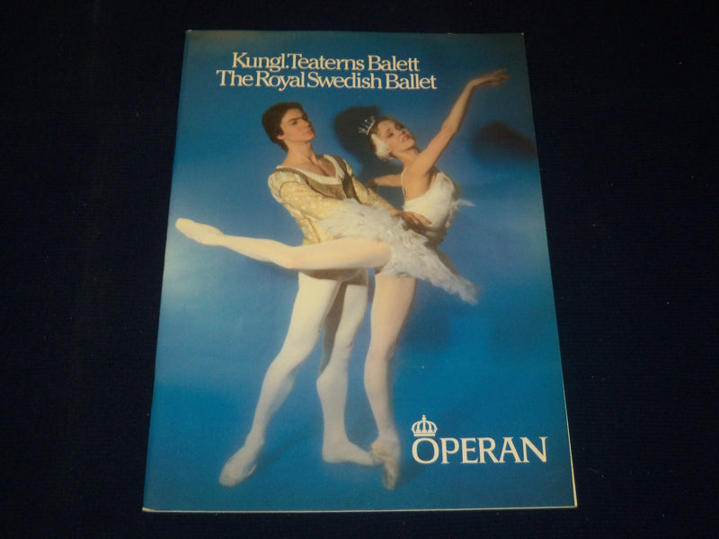1983 KUNGL TEATERNS BALETT - THE ROYAL SWEDISH BALLET PROGRAM - OPERAN - J 5072