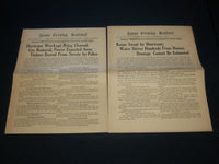 1938 KEENE NEW HAMPSHIRE HURRICANE NEWSPAPERS LOT OF 4 - NP 4252D