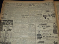 1939 SEPTEMBER 23 MINNEAPOLIS MORNING TRIBUNE - ARMIES SHIFT WEST FRONT- NT 9539