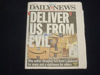 2020 NOVEMBER 29 NEW YORK DAILY NEWS NEWSPAPER - ONLINE SHOPPING IS GODSEND