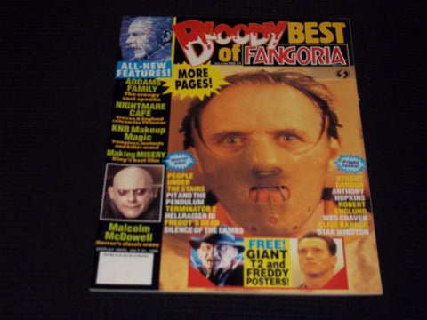 1992 JULY BLOODY BEST OF FANGORIA MAGAZINE - HANNIBAL LECTUR COVER - E 17007