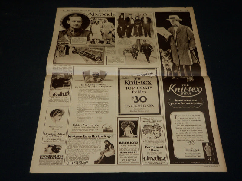 1928 NOVEMBER 11 SAN FRANCISCO CHRONICLE ROTO SECTION - ZULULAND - NP 5104