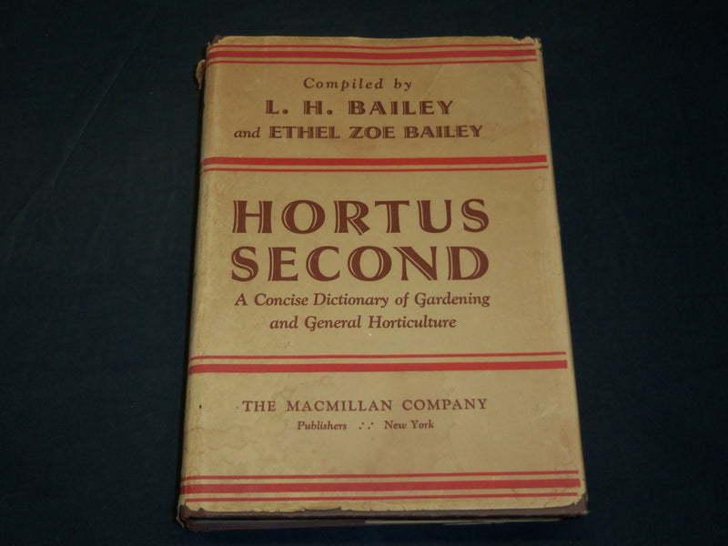 1956 HORTUS SECOND - DICTIONARY OF GARDENING & HORTICULTURE BOOK - KD 2756F