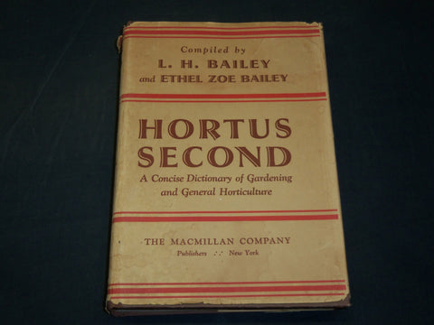 1956 HORTUS SECOND - DICTIONARY OF GARDENING & HORTICULTURE BOOK - KD 2756F