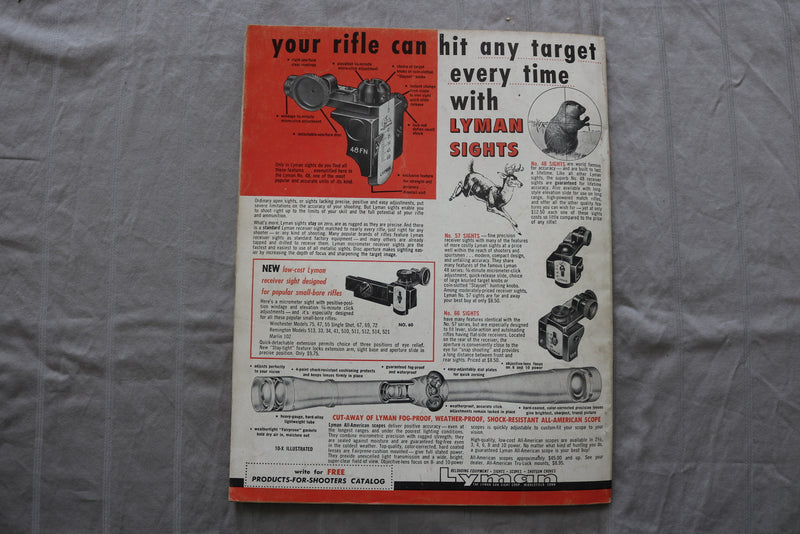 1960 JULY GUNS AND HUNTING MAGAZINE - MY GREATEST HUNT COVER - ST 3400R
