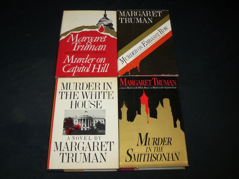 1980-1997 MARGARET TRUMAN MURDER NOVELS HARDBOOK BOOKS LOT OF 9 - KD 51