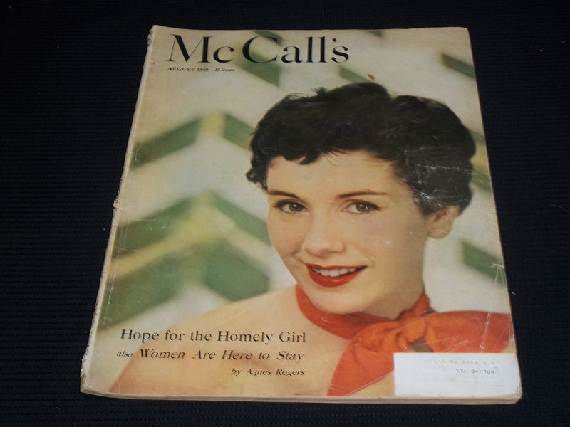 1949 AUGUST MCCALL'S MAGAZINE - NICE COLOR COVERS & ADS - E 1090