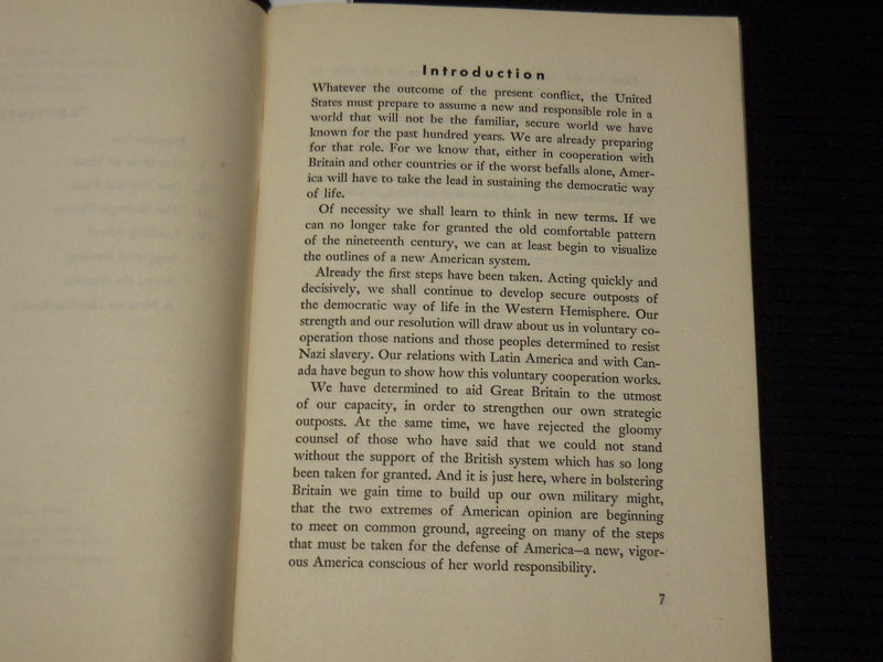 1941 TOWARD A DYNAMIC AMERICA BOOK BY MARQUIS CHILDS & WILLIAM STONE - K 617