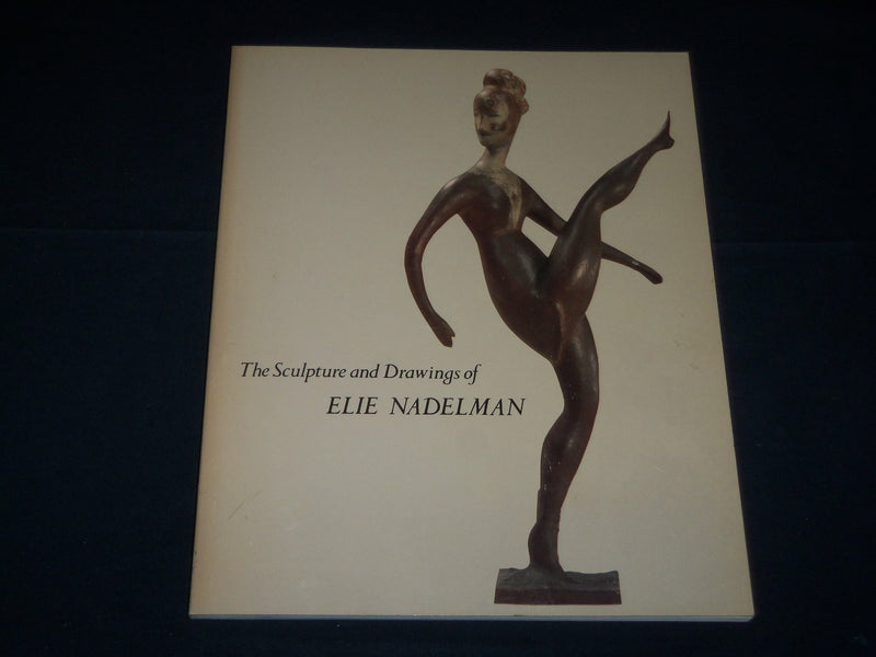 1975 THE SCULPTURE AND DRAWINGS OF ELIE NADELMAN SOFTCOVER BOOK - D 388