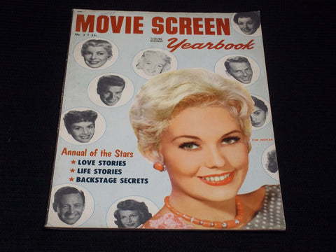 1955 #2 MOVIE SCREEN YEARBOOK MAGAZINE - KIM NOVAK FRONT COVER - E 3443