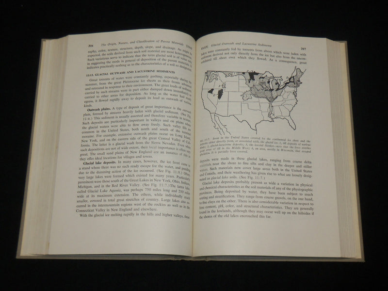 1952 THE NATURE AND PROPERTIES OF SOILS HARDCOVER BOOK - FIFTH EDITION - KD 6443