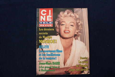 1988 AUGUST 18 CINE TELE REVUE MAGAZINE - MARILYN MONROE COVER - E 12046