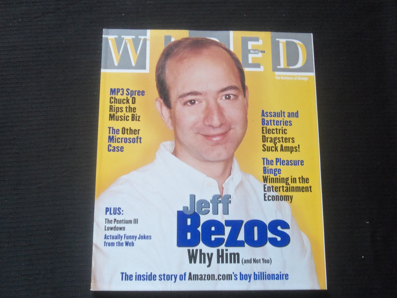 1999 MARCH WIRED MAGAZINE - JEFF BAZOS COVER - B 5338D