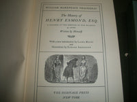 1956 HISTORY OF HENRY ESMOND ESQ. QUEEN ANNE BOOK WITH SLIP CASE - KD 598