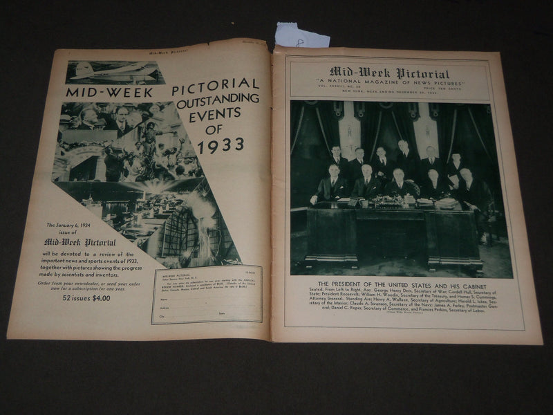 1933 DEC 30 MID-WEEK PICTORIAL MAGAZINE SECTION - MRS. CHARLES LINDBERGH- J 3213