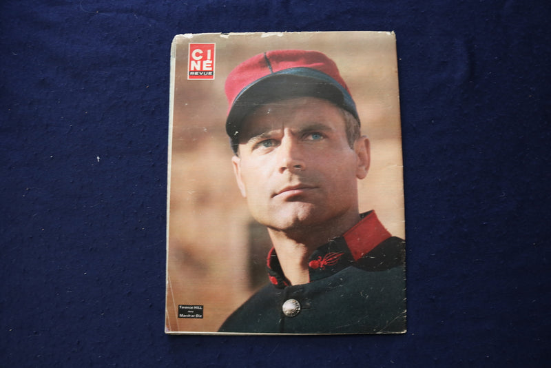 1977 OCT 27 CINE REVUE MAGAZINE - MICHELLE STARK-TERENCE HILL COVER - E 23502