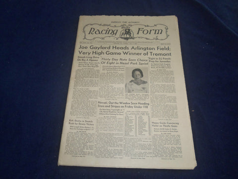 1969 JULY 1 THE DAILY RACING FORM - JOE GAYLORD HEADS ARLINGTON FIELD - NP 5514