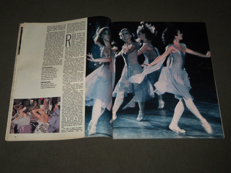 1984 NOV 11 NEW YORK TIMES MAGAZINE SECTION - JEROME ROBBINS & MARTINS - J 3087