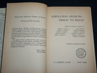 1965 POPULATION GROWTH THREAT TO PEACE? BOOK BY WILLIAM E. MORAN JR. - KD 7210