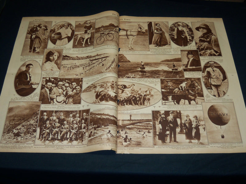 1923 SEPTEMBER 9 NEW YORK TIMES PICTURE SECTION NO. 5 & 6 - LIPTON CUP - NT 8900