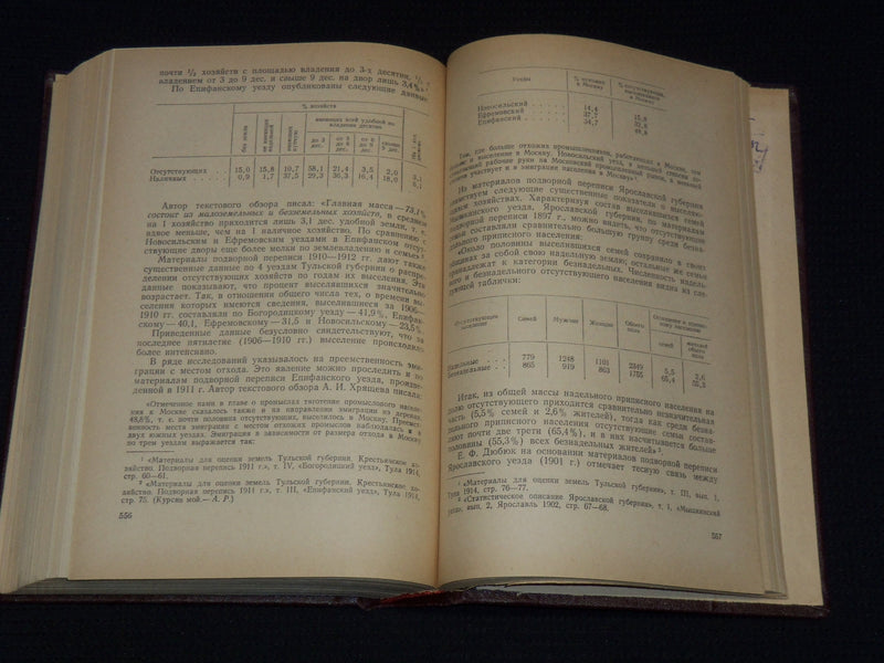 1958 FORMATION OF THE WORKING CLASS IN RUSSIA BOOK BY A. G. RASHIN - KD 6303M
