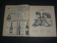 1905 AUGUST 17 LIFE MAGAZINE - C. D. GIBSON ILLUSTRATION - B 6206