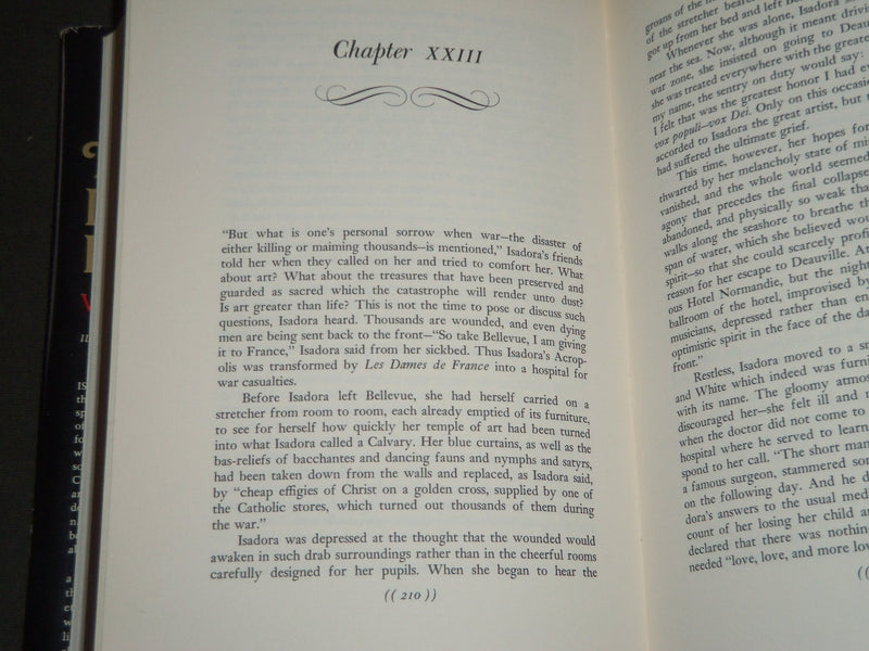1971 THE REAL ISADORA BOOK BY VICTOR SEROFF - FIRST PRINTING - KD 3792