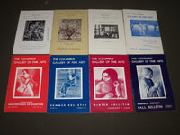 1940-1950 COLUMBUS GALLERY OF FINE ARTS MONTHLY BULLETINS LOT OF 58 - O 2674