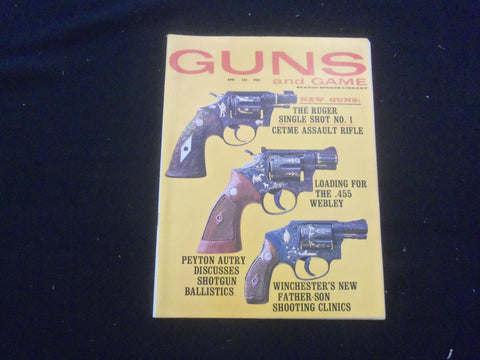 1967 APRIL GUNS AND GAMES MAGAZINE - - ST 732T