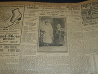 1906 NOVEMBER 22 THE BOSTON HERALD - DETAIL MAP OF PEARY'S 2000 DASH - BH 129