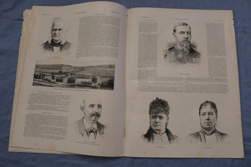 1887 OCT 22 L'ILLUSTRATION JOURNAL UNIVERSEL-GENERAL BOULANGER- FRENCH - NP 8551