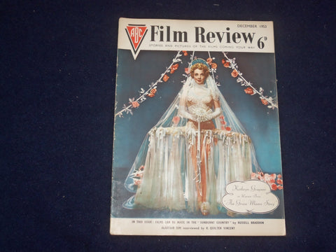 1953 DECEMBER FILM REVIEW MAGAZINE - KATHRYN GRAYSON - STEVE COCHRAN - J 9674