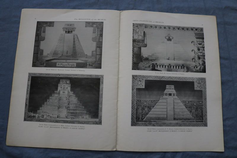 1927 MARCH THE BULLETIN OF THE BEAUX-ARTS INSTITUTE OF DESIGN MAGAZINE- ST 5507P