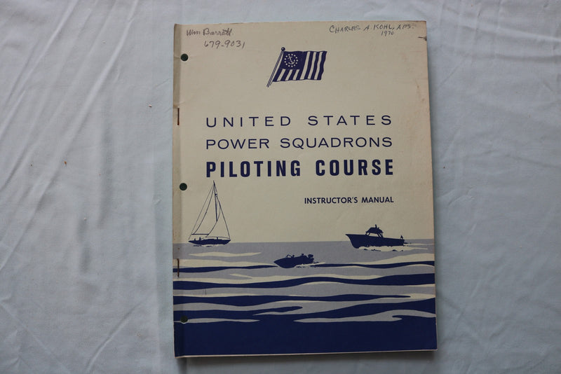 1959-1966 U.S. POWER SQUADRONS - SEAMSANSHIP PILOTING COURSE - LOT OF 4 - O 3936