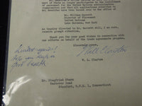 1947 W. L. CLAYTON UNDER SECRETARY OF STATE TYPED SIGNED LETTER - J 5359