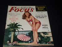 1950 AUGUST FOCUS MAGAZINE - VERY NICE FRONT COVER - E 5059