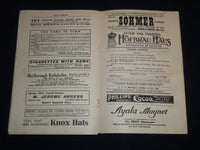 1907 THE MAN OF THE HOUR THEATRE PROGRAM - FAIRBANKS - SAVOY THEATRE - J 9015