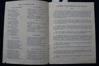 1959 COLUMBIA COLLEGE FRESHMAN WEEK PROGRAM SOFTCOVER PROGRAM - K 924